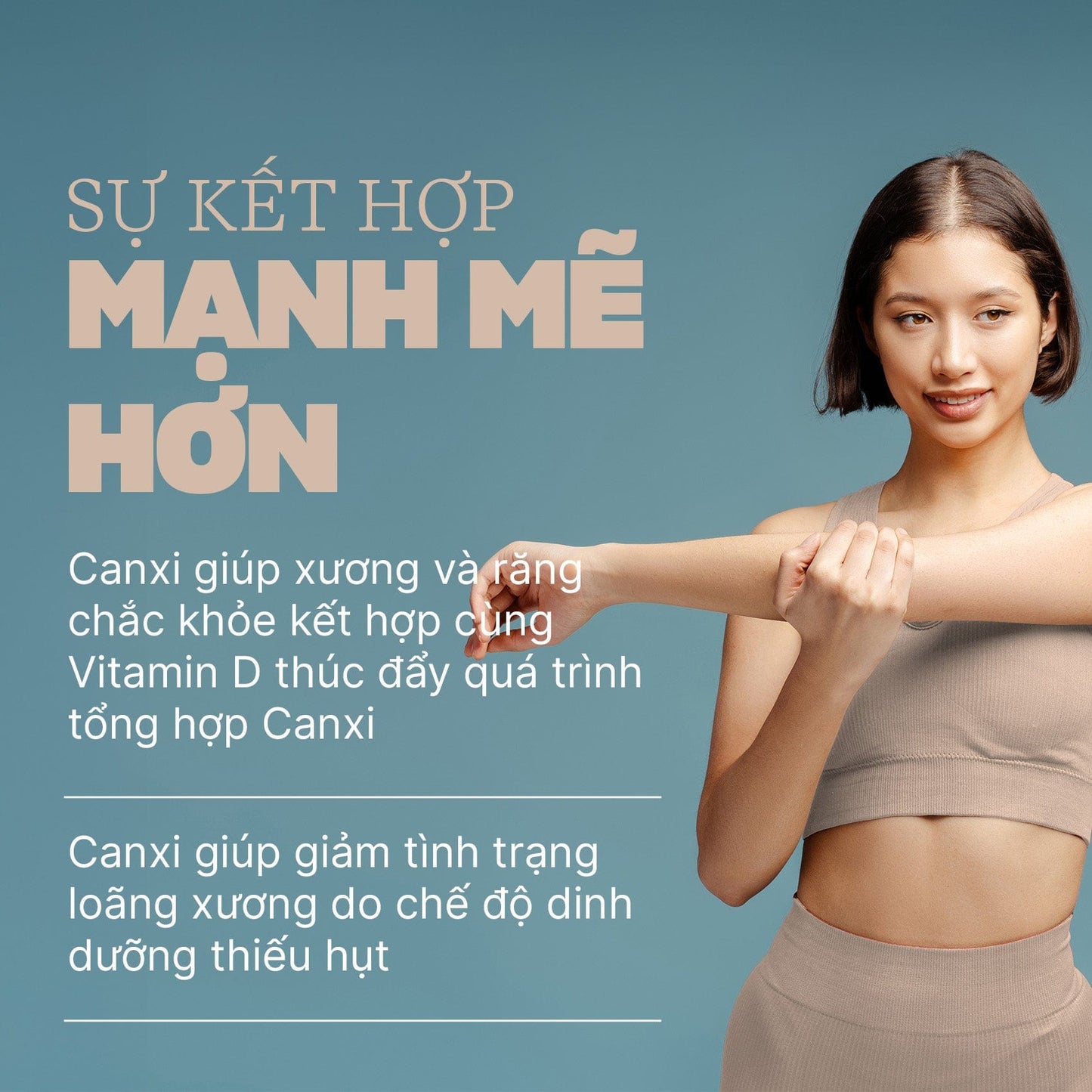 Viên uống Swisse Ultiboost Calcium + Vitamin D giúp bổ sung canxi và Vitamin D