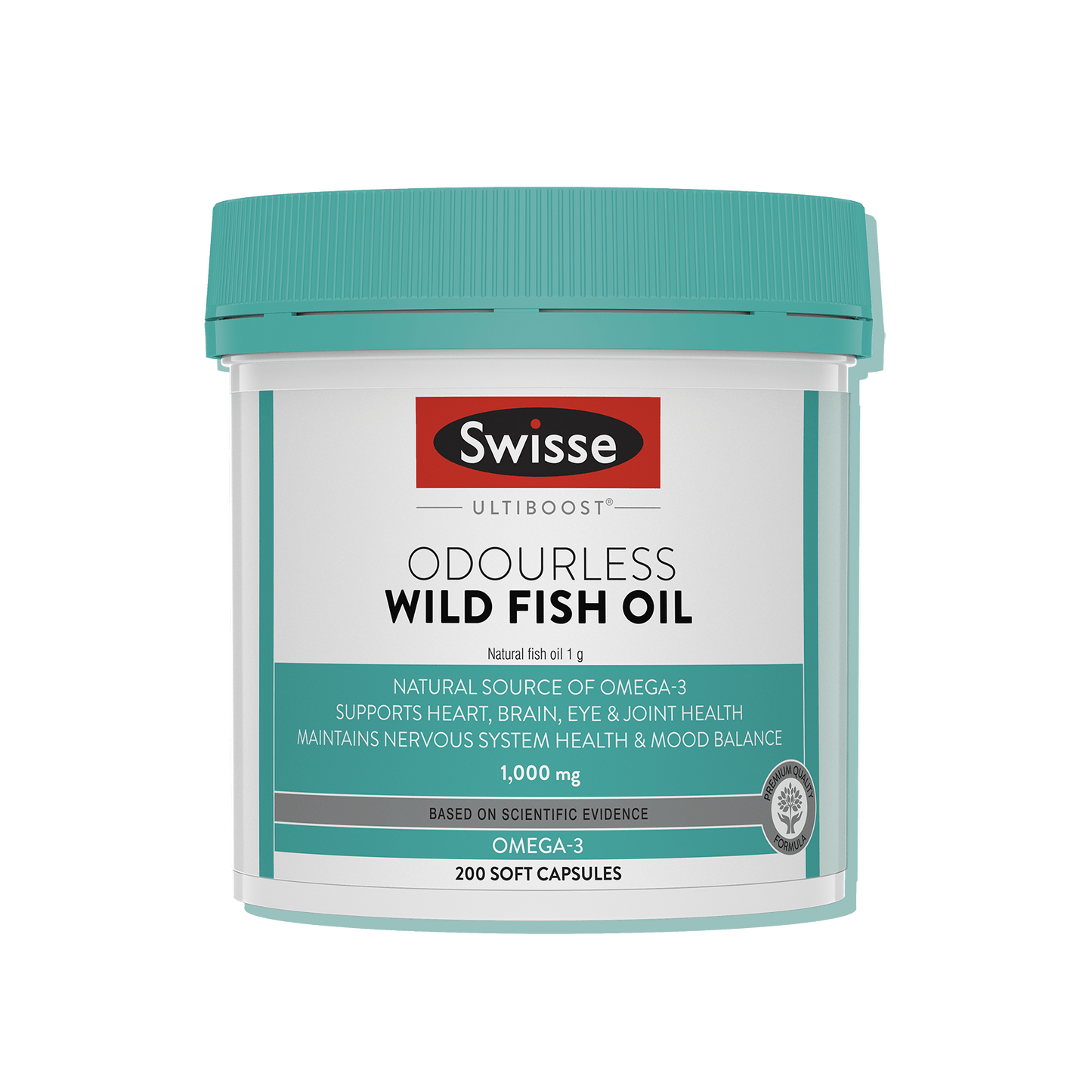 Viên uống dầu cá Swisse Ultiboost Odourless Wild Fish Oil