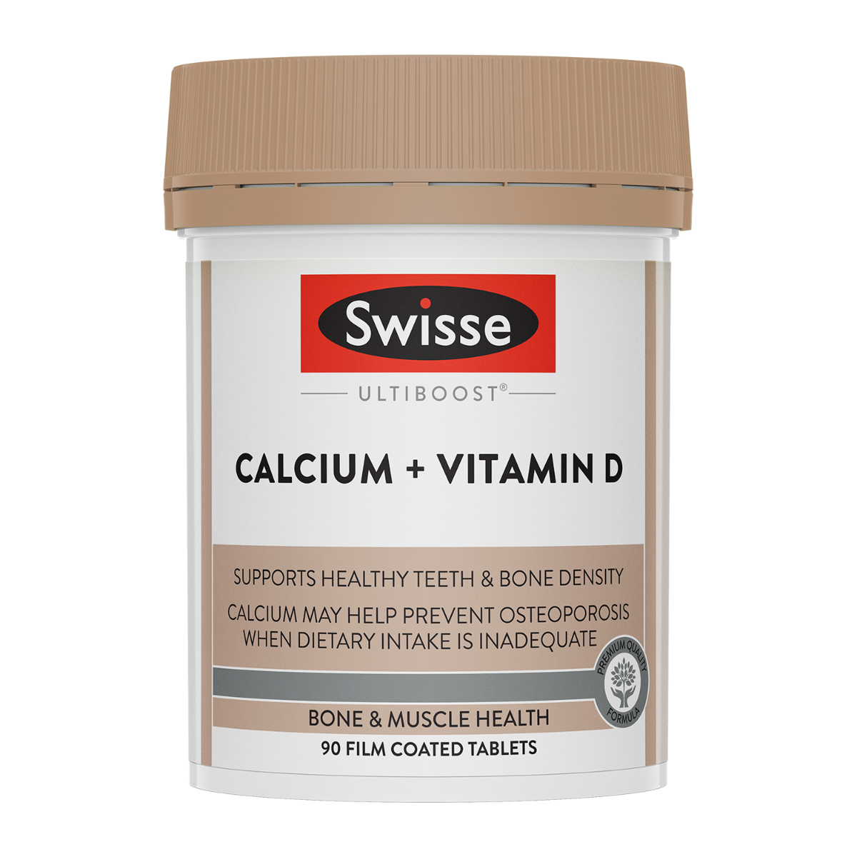 Viên uống Swisse Ultiboost Calcium + Vitamin D giúp bổ sung canxi và Vitamin D